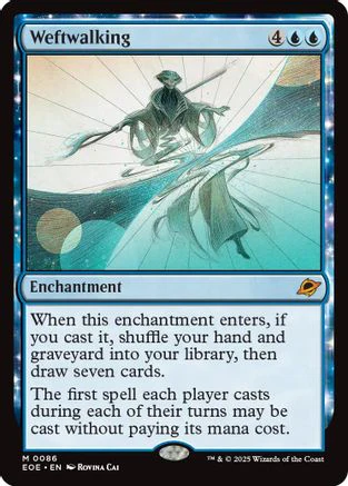 Weftwalking (EOE-086) - Edge of Eternities Foil [Mythic]
