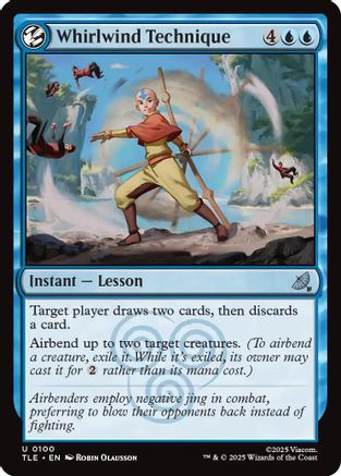 Whirlwind Technique (TLE-100) - Avatar: The Last Airbender: Eternal-Legal Foil [Uncommon]
