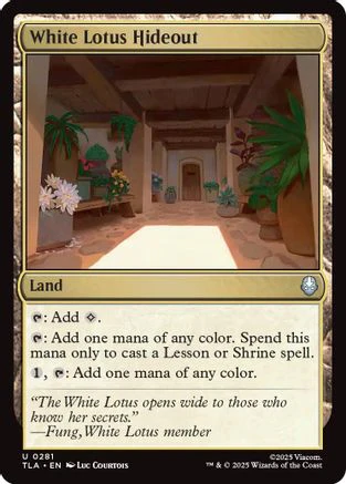 White Lotus Hideout (TLA-281) - Avatar: The Last Airbender Foil [Uncommon]