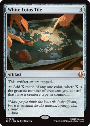 White Lotus Tile (TLA-262) - Avatar: The Last Airbender Foil [Mythic]