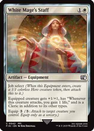 White Mage's Staff (FIN-042) - FINAL FANTASY [Uncommon]