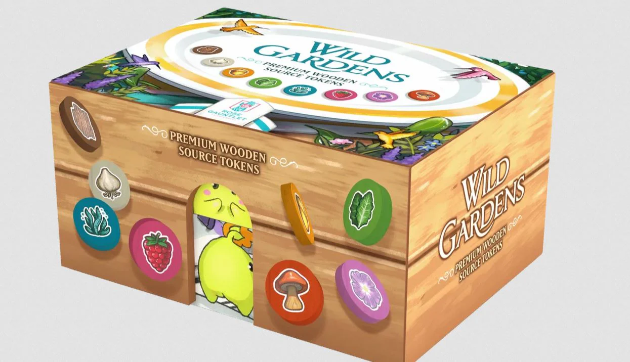 Wild Gardens: Premium Wooden Source Token Pack - Image 2