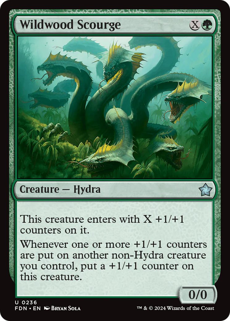 Wildwood Scourge (FDN-236) - Foundations Foil [Uncommon]