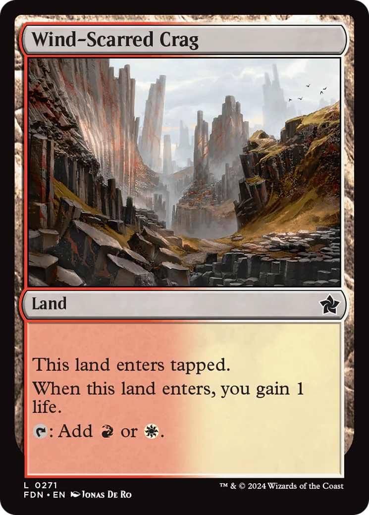 Wind-Scarred Crag (FDN-271) - Foundations [Common]