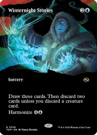 Winternight Stories (Borderless) (TDM-336) - Tarkir: Dragonstorm [Rare]