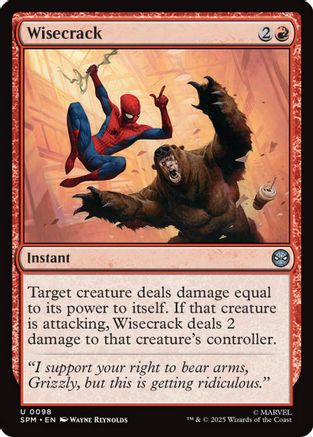 Wisecrack (SPM-098) - Marvel's Spider-Man Foil [Uncommon]