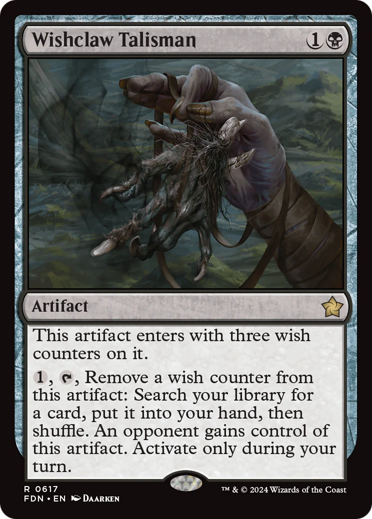 Wishclaw Talisman (FDN-617) - Foundations [Rare]