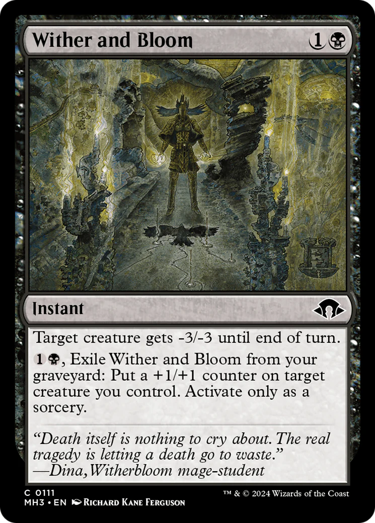 Wither and Bloom (MH3-111) - Modern Horizons 3 [Common]