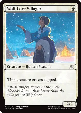 Wolf Cove Villager (0276) (TLE-276) - Avatar: The Last Airbender: Eternal-Legal [Common]