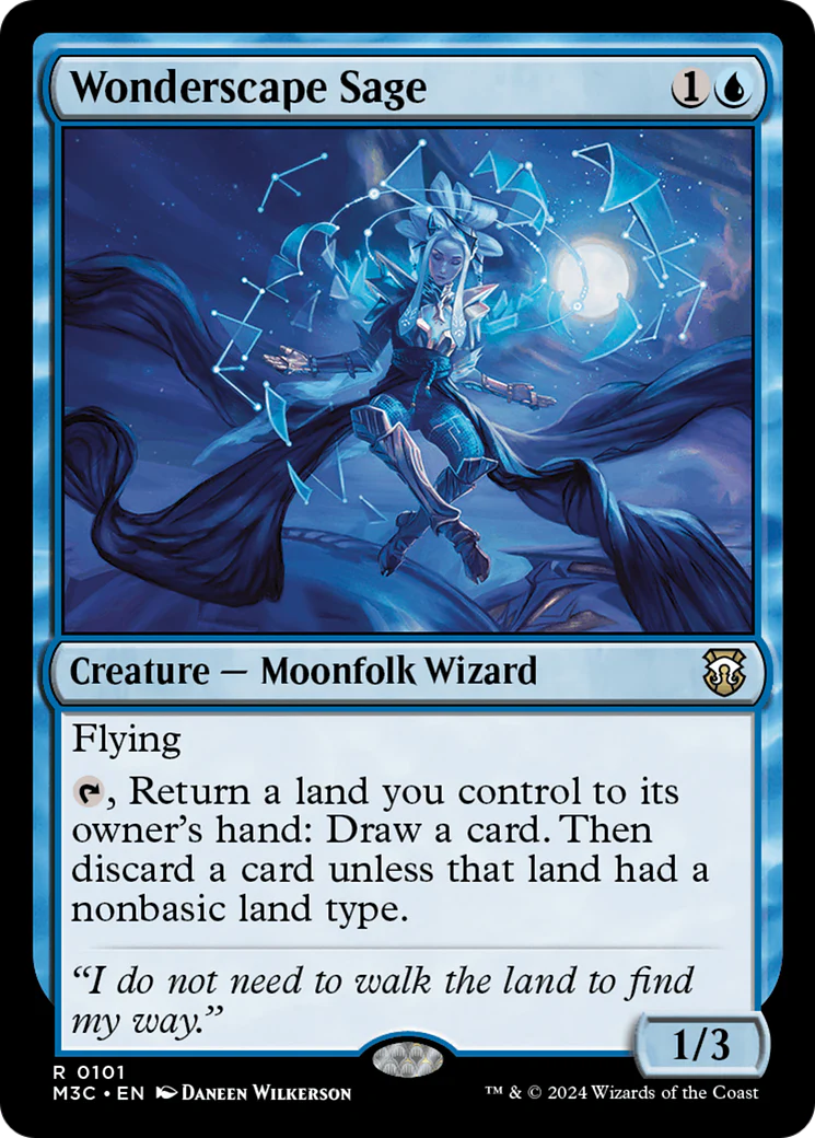 Wonderscape Sage (M3C-101) - Modern Horizons 3 Commander Foil [Rare]