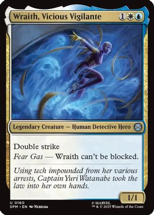 Wraith, Vicious Vigilante (SPM-160) - Marvel's Spider-Man [Uncommon]