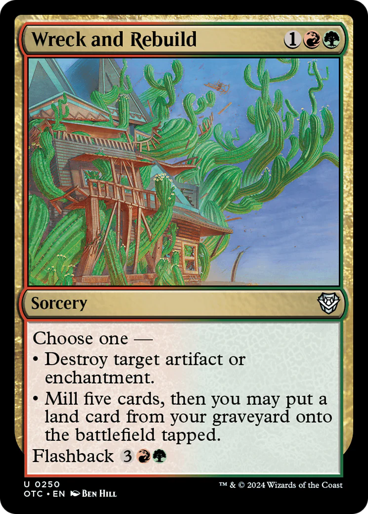 Wreck and Rebuild (OTC-250) - Outlaws of Thunder Junction Commander [Uncommon]