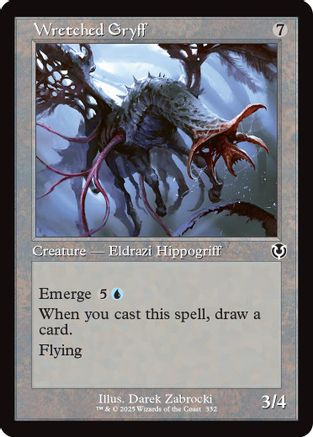 Wretched Gryff (Retro Frame) (INR-332) - Innistrad Remastered Foil [Common]