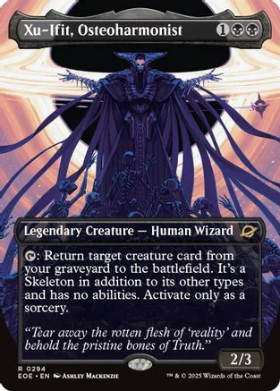 Xu-Ifit, Osteoharmonist (Borderless) (EOE-294) - Edge of Eternities Foil [Rare]