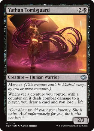 Yathan Tombguard (TDM-100) - Tarkir: Dragonstorm [Uncommon]