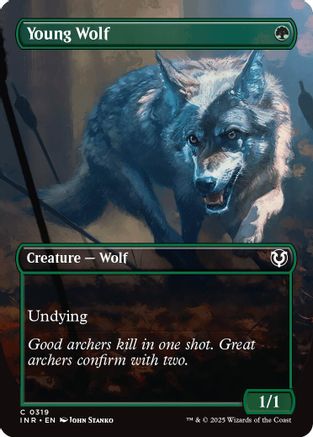 Young Wolf (Borderless) (INR-319) - Innistrad Remastered [Common]