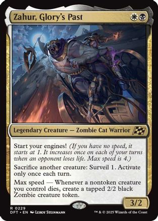 Zahur, Glory's Past (DFT-229) - Aetherdrift [Rare]