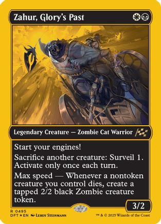 Zahur, Glory's Past (First-Place Foil) (DFT-229) - Aetherdrift Foil [Rare]