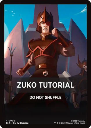 Zuko Tutorial Theme Card (TLE-008) - Avatar: The Last Airbender: Eternal-Legal [Token]