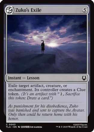 Zuko's Exile (TLA-003) - Avatar: The Last Airbender [Common]