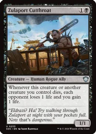 Zulaport Cutthroat (SOC-233) - Commander: Secrets of Strixhaven [Uncommon]
